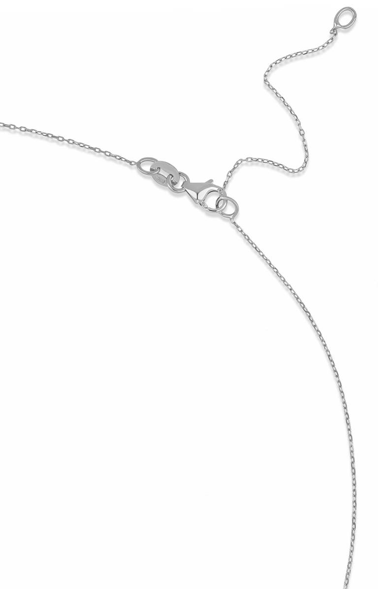 Bony Levy El Mar 18K White Gold Sapphire Cross Pendant Necklace, Alternate, color, 18K