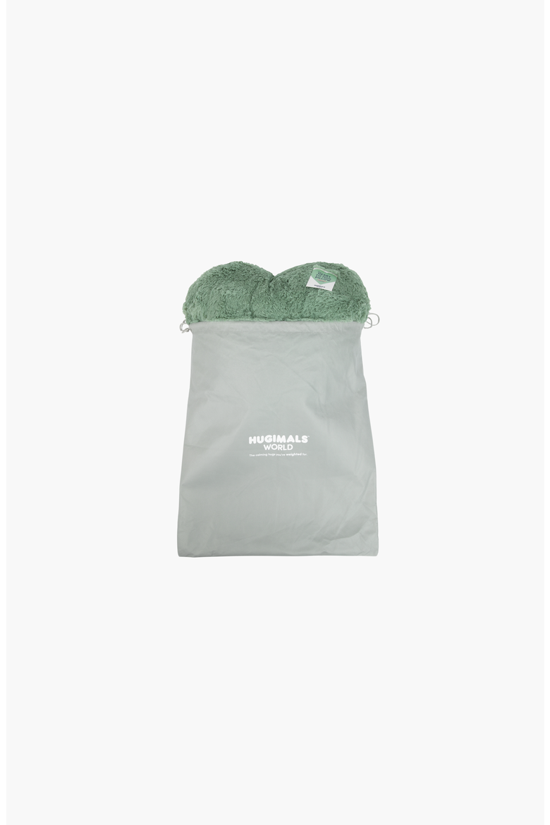 Super Sized Heart to Hug Pillow with Pocket, Alternate, color, Sage