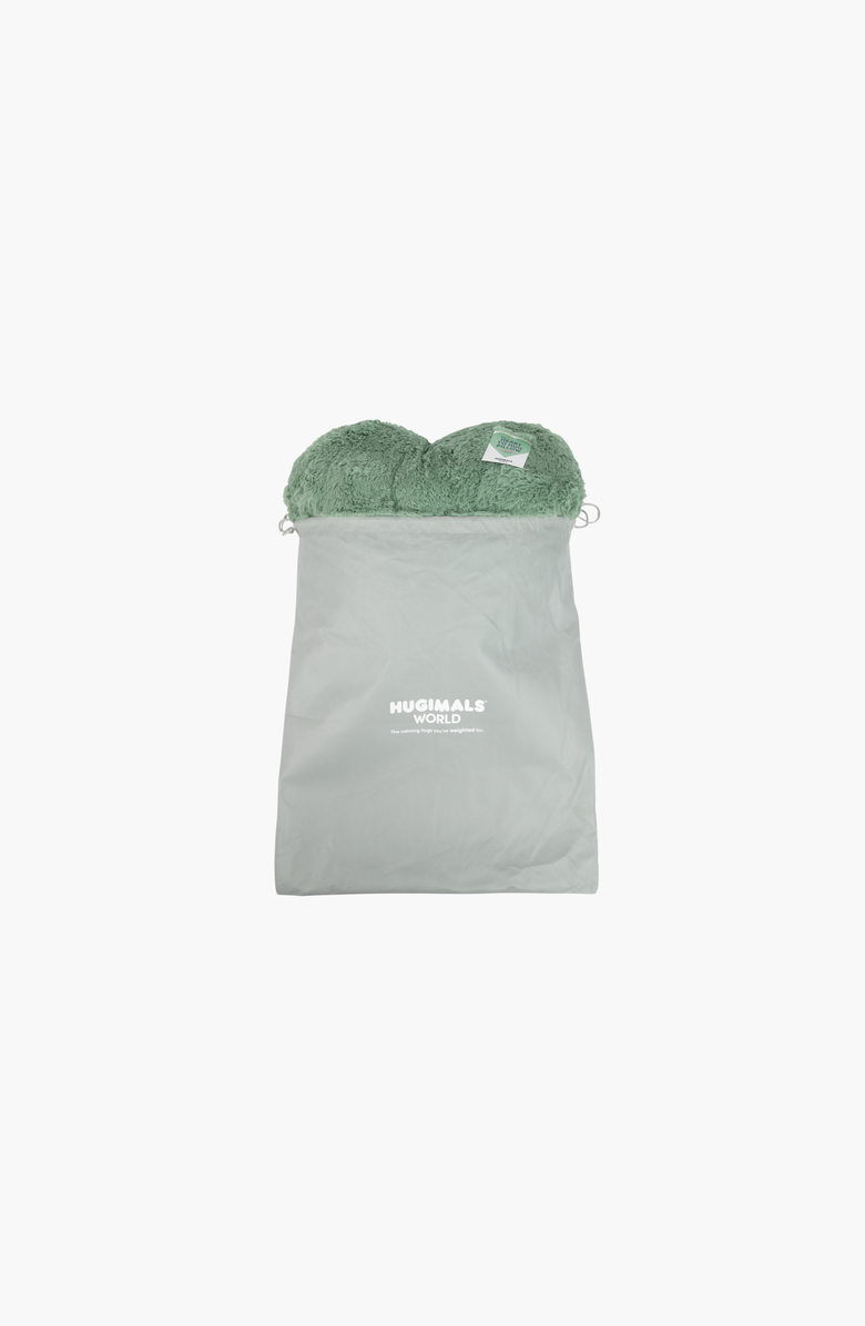 Hugimals World Super Sized Heart to Hug Pillow with Pocket, Alternate, color, Sage