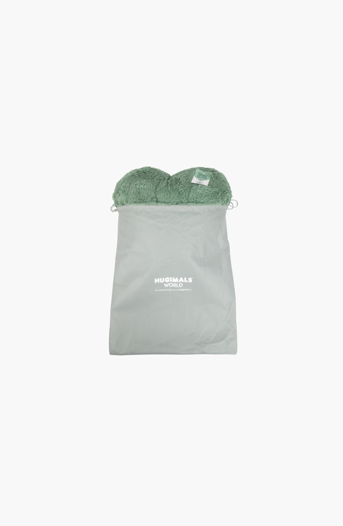 Hugimals World Super Sized Heart To Hug Pillow With Pocket In Green