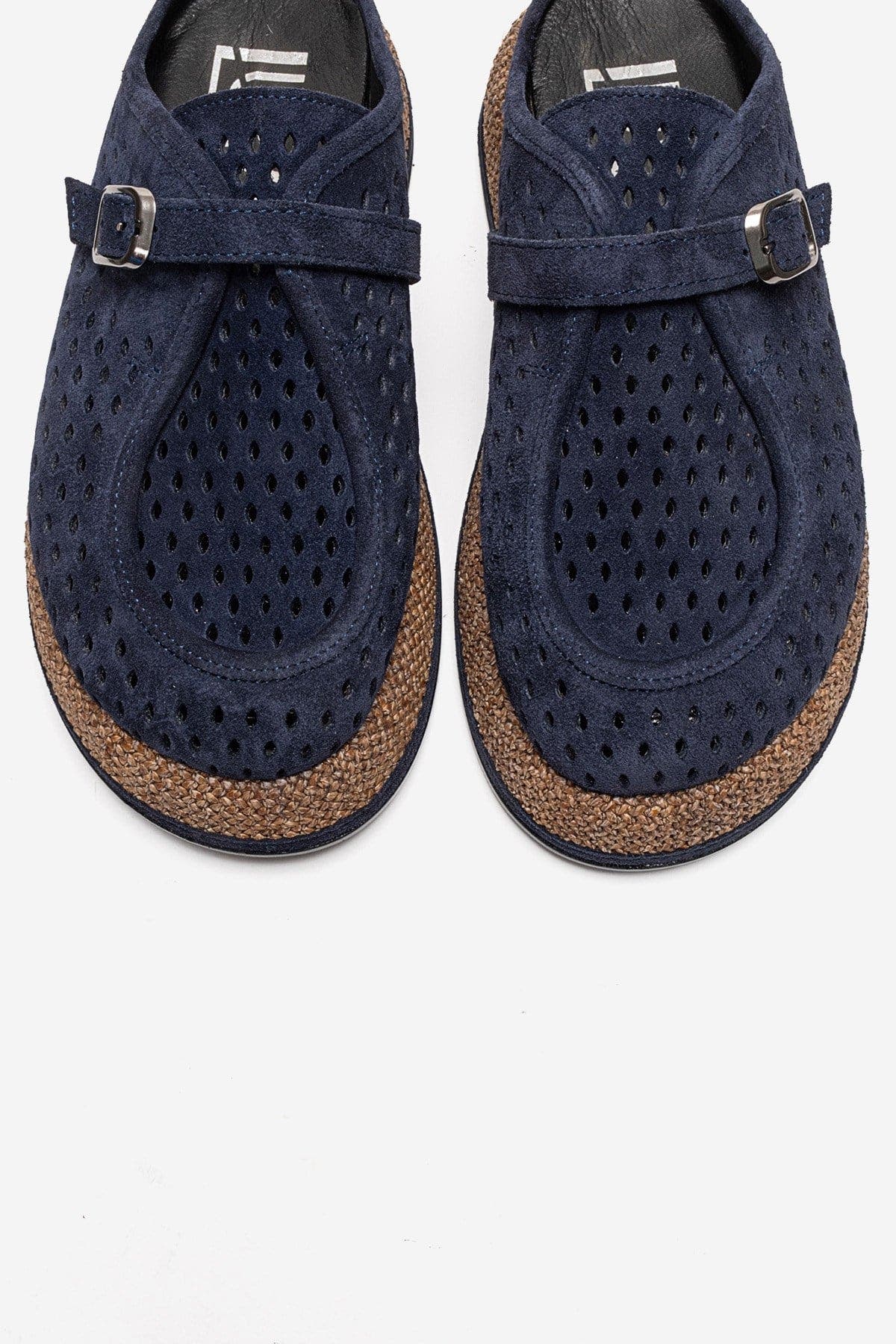 Vone Leather Mule, Alternate, color, Navy Suede