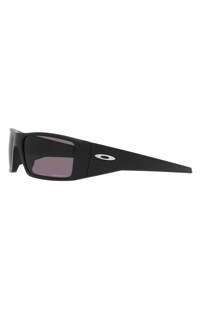 Oakley Heliostat 61mm Prizm<sup>™</sup> Rectangular Sunglasses, Alternate, color, Matte Black