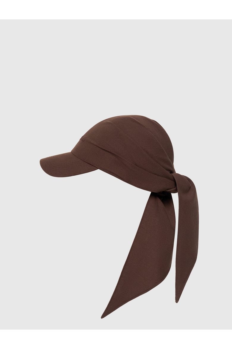 Arianne Linen Cap, Alternate, color, Brown