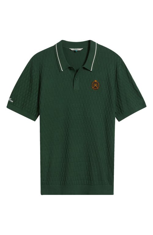 Malbon Golf Crest Embroidered Polo in Myrtle  product