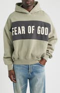 Fear of God Essentials Paneled Relaxed Crop Hoodie