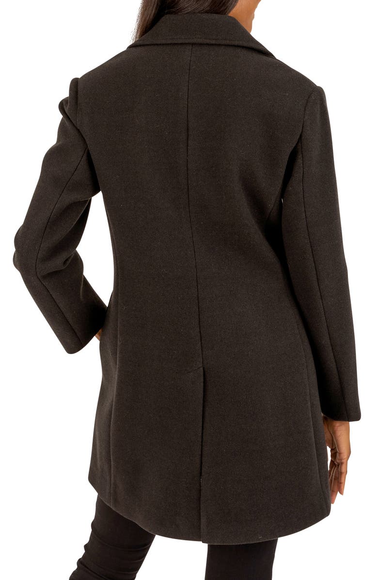 Kensie Double Breasted Coat, Alternate, color,