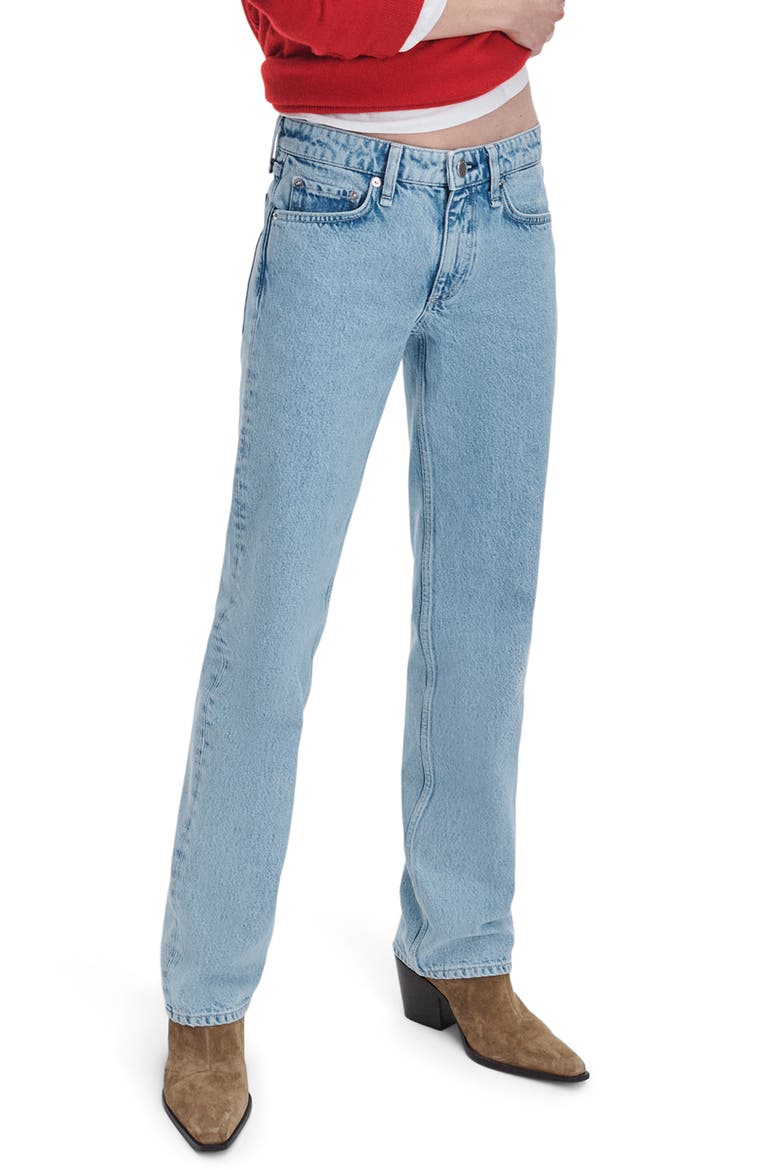 Harlow Low Rise Straight Leg Jeans, Alternate, color, MAY