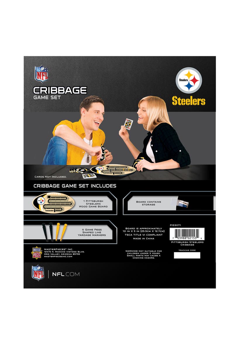 Pittsburgh Steelers Cribbage, Alternate, color, Multicolor