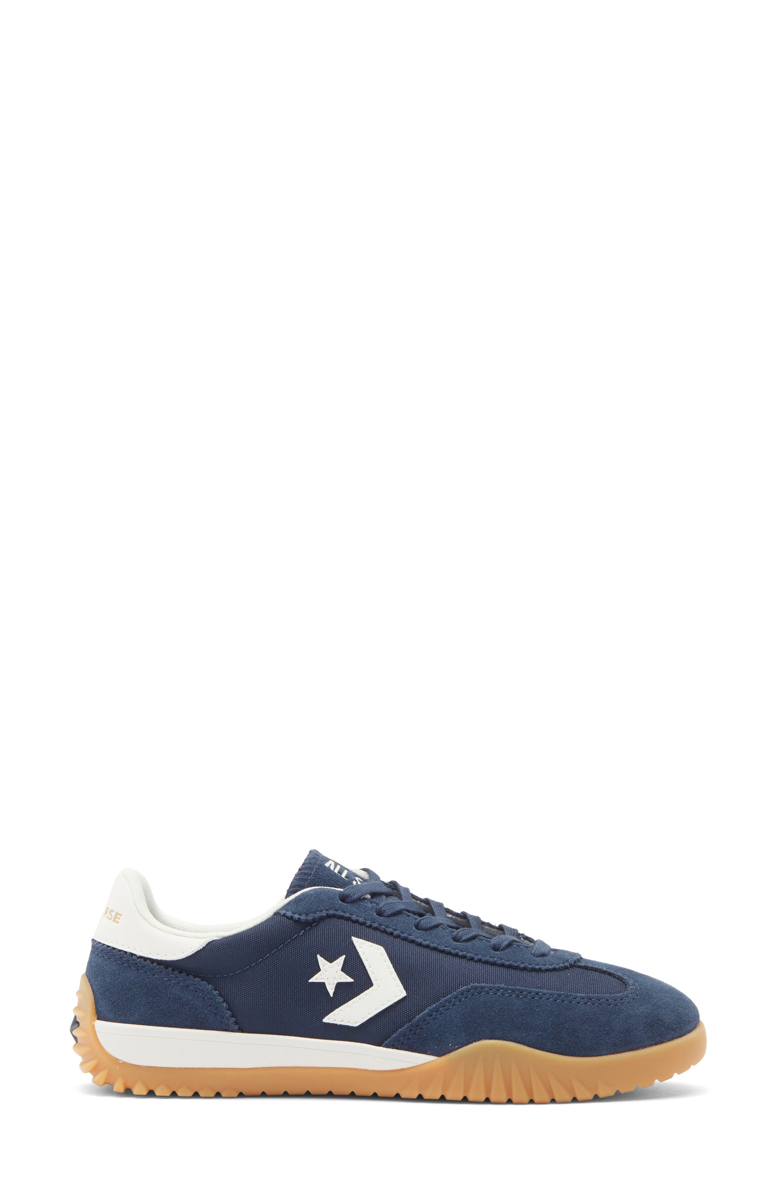 Run Star Trainer Low Top Sneaker, Alternate, color, NAVY/ EGRET/ GOLD