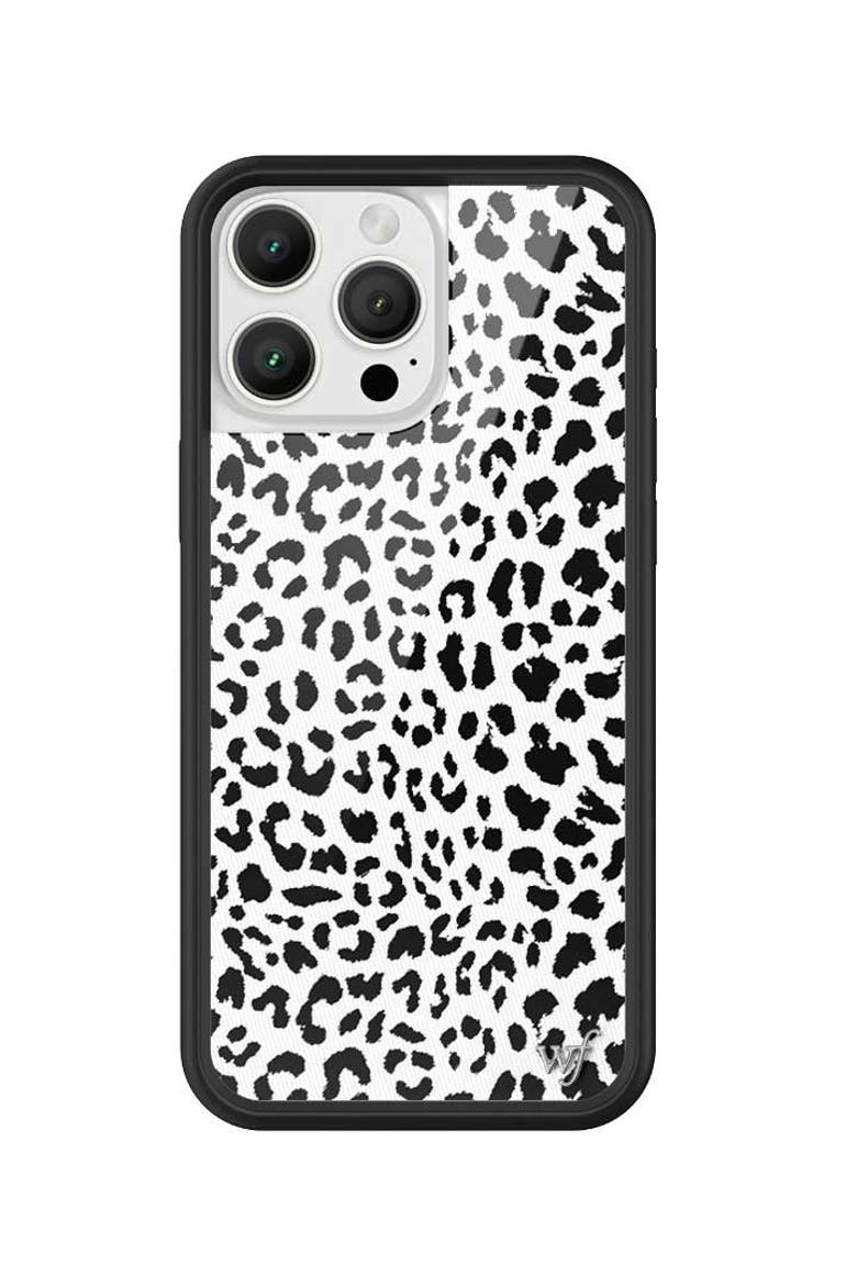 Meow | Snow iPhone Case, Alternate, color, White