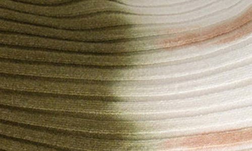 Seven7 Tie Dye Ribbed Cardigan In Capulet Olive Combo
