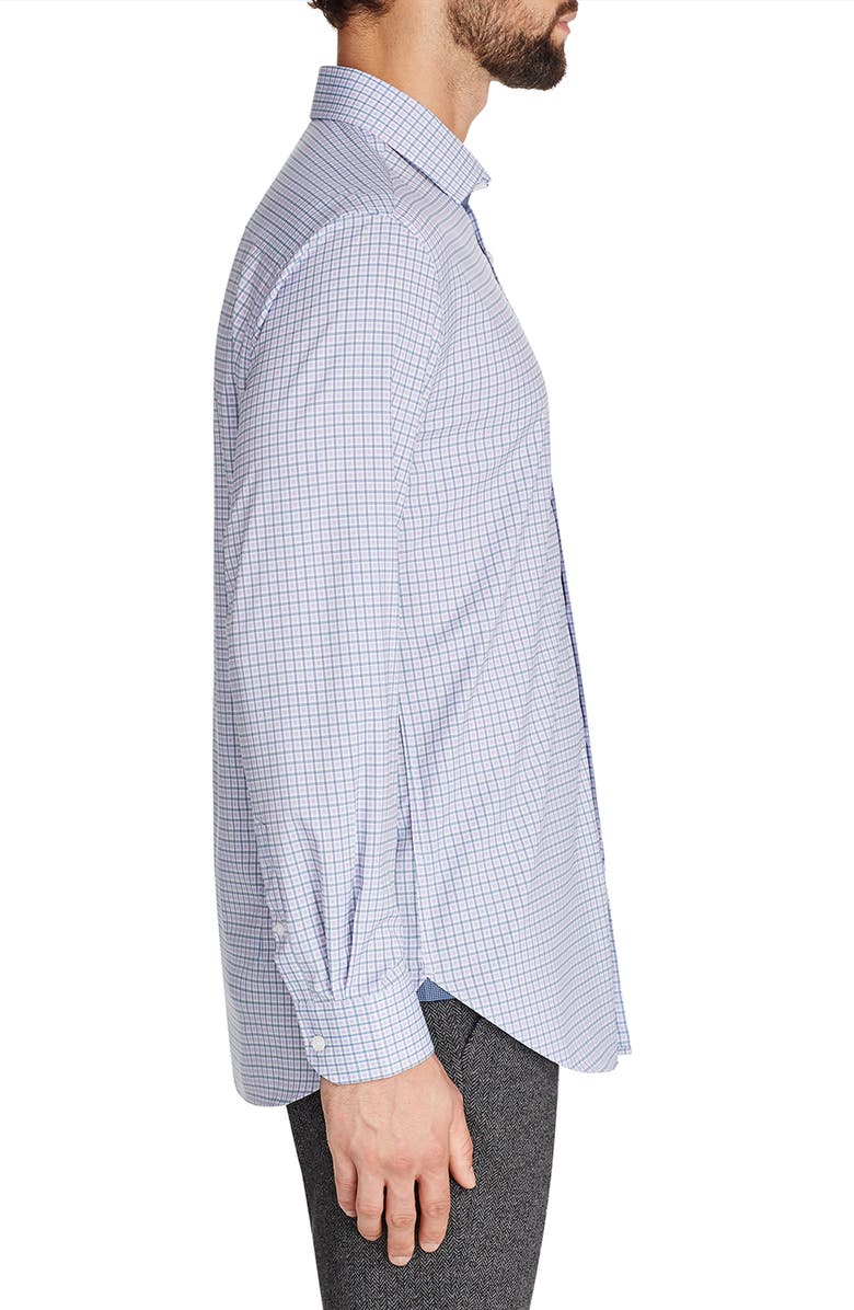 W.R.K Trim Fit Check Performance Stretch Dress Shirt, Alternate, color, 