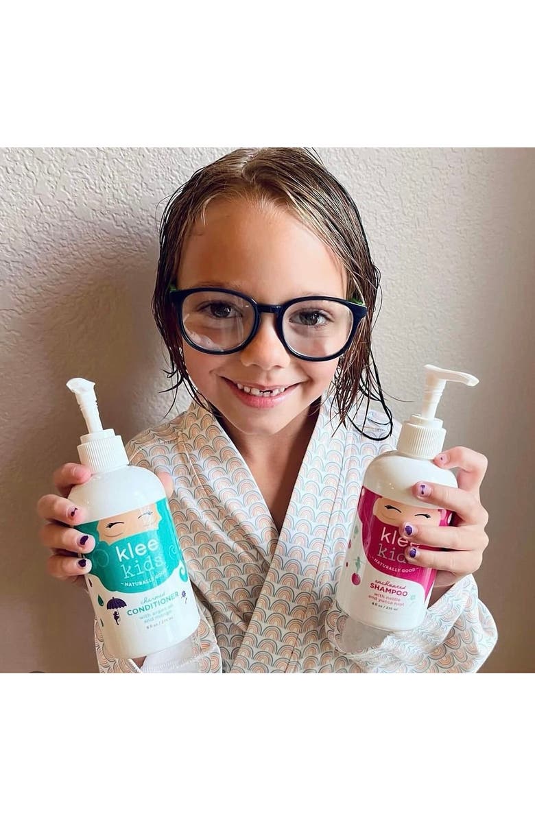 Klee Naturals Kids' Shampoo and Conditioner Set, Alternate, color, White
