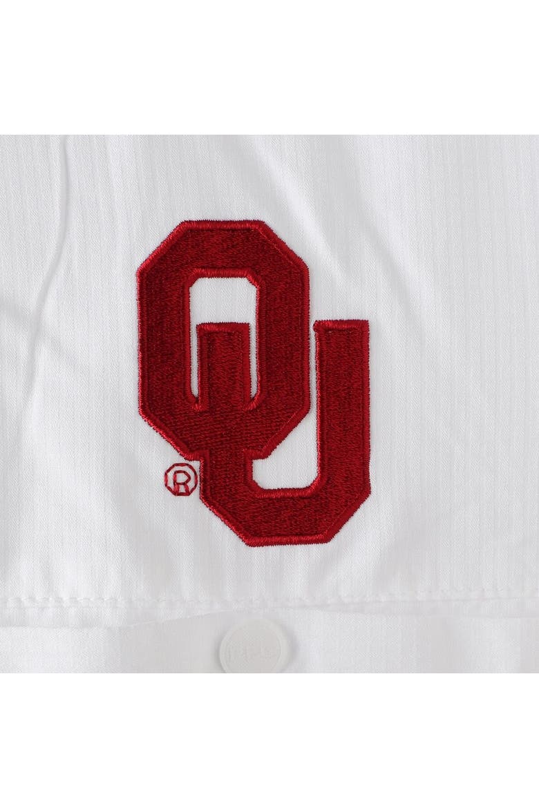 Men's Columbia White Oklahoma Sooners Big & Tall Collegiate Tamiami Button-Down Shirt, Alternate, color, White