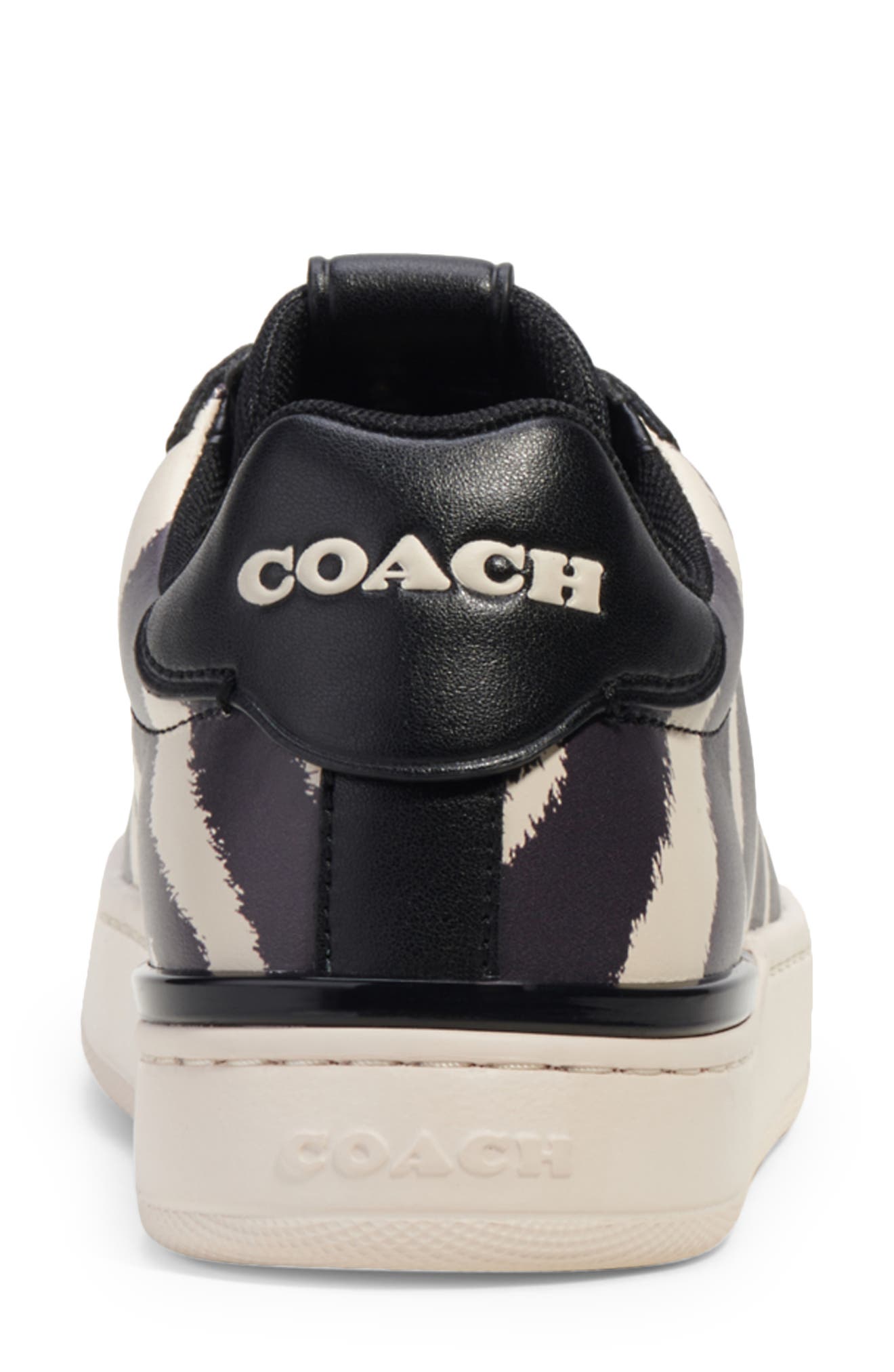 COACH Lowline Zebra Print Sneaker, Alternate, color, 