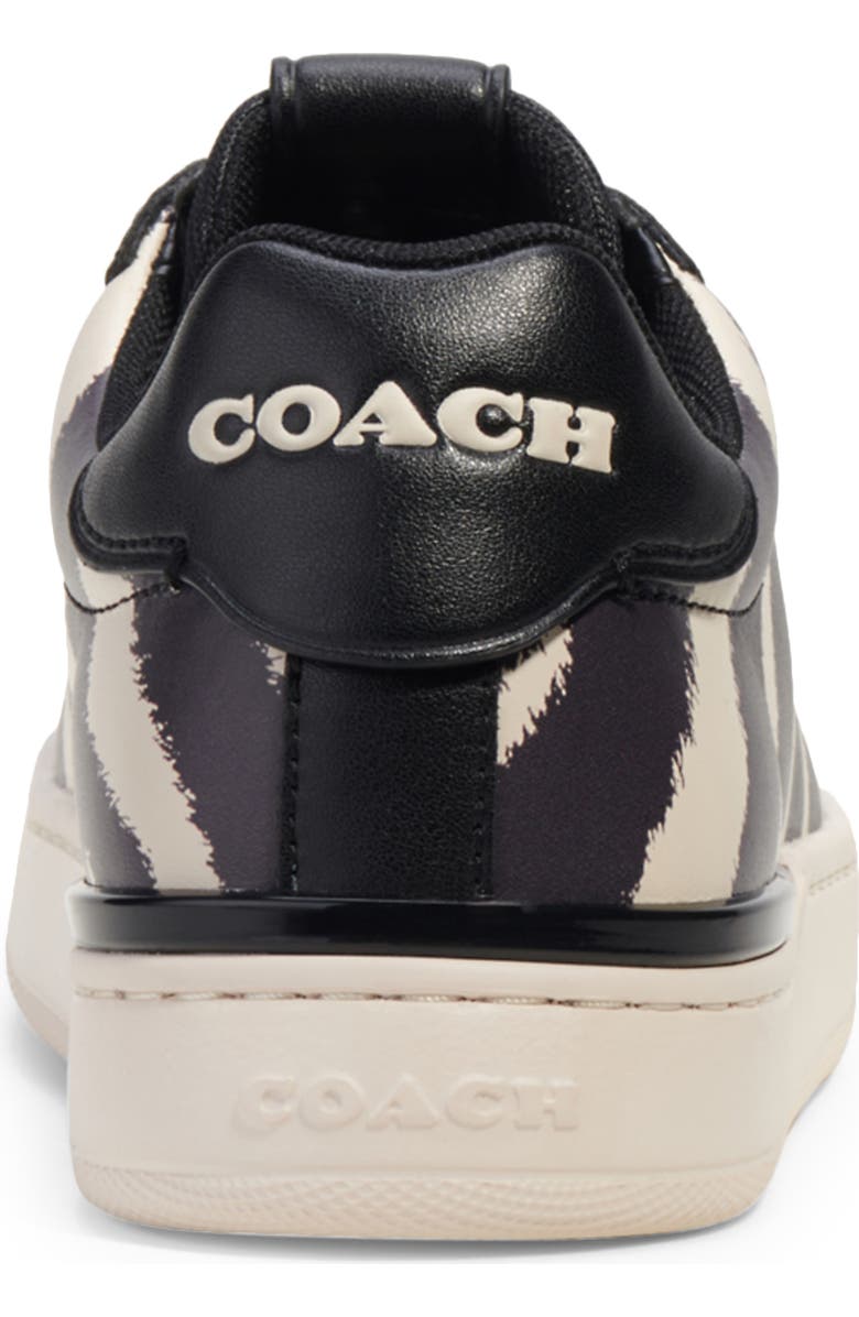COACH Lowline Zebra Print Sneaker, Alternate, color,