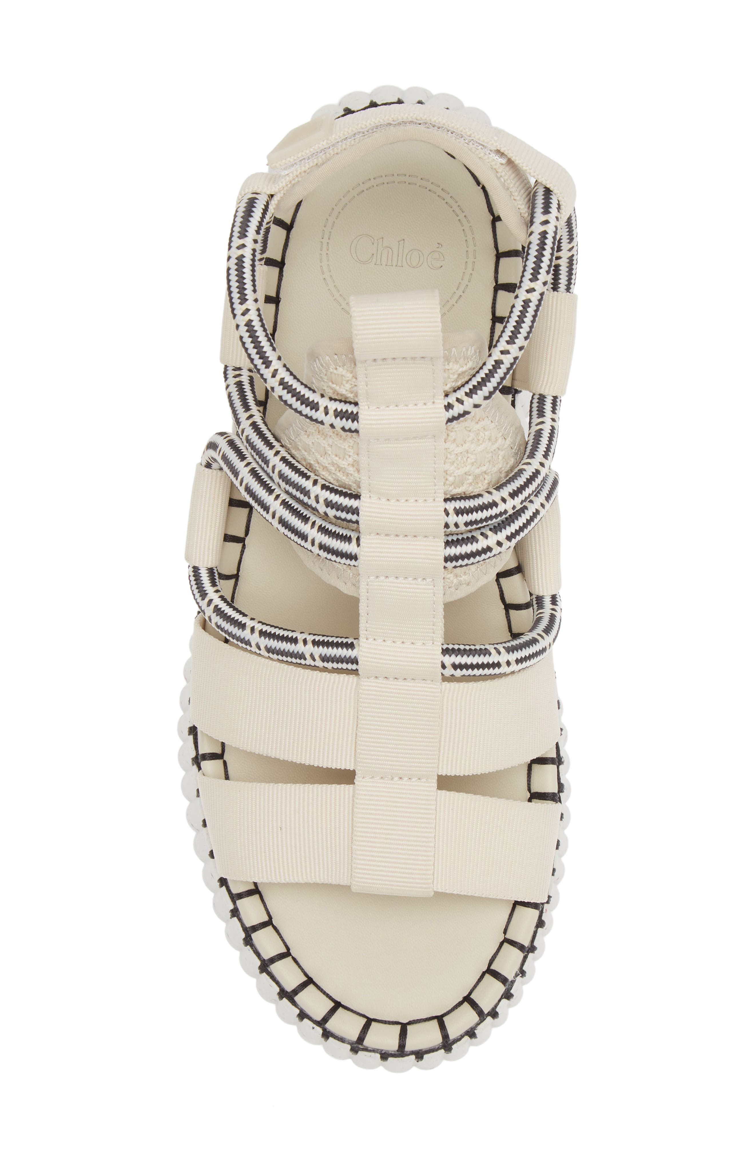 Nama Platform Sandal, Alternate, color, 00L PEARLY GREY