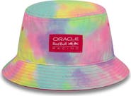 New Era Men's New Era Red Bull Racing Tie-Dye Denim Bucket Hat