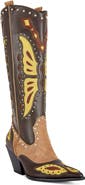AZALEA WANG Flutter Knee High Western Boot