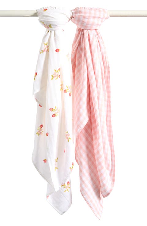2-Pack Assorted Muslin Swaddles