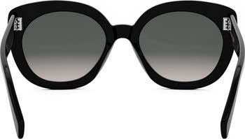 CELINE Bold 3 Dots 56mm Butterfly Sunglasses | Nordstrom