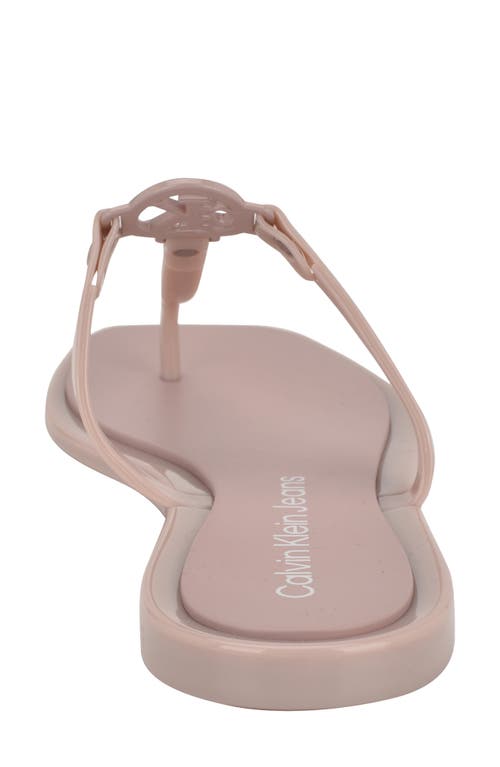 Calvin Klein Edhen Flip Flop In Light Pink