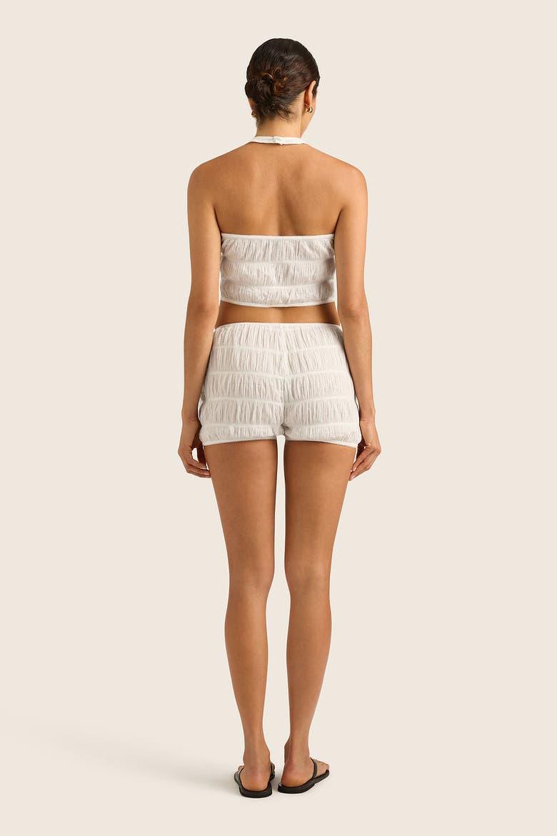 Bebi Cotton Bloomer Short, Alternate, color, Chalk