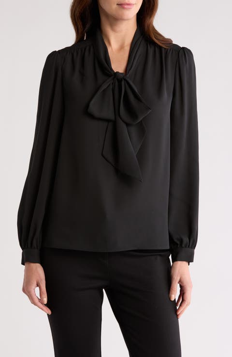 Tie Neck Georgette Top