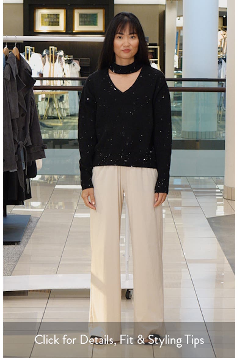 Sequin Crop Sweater video