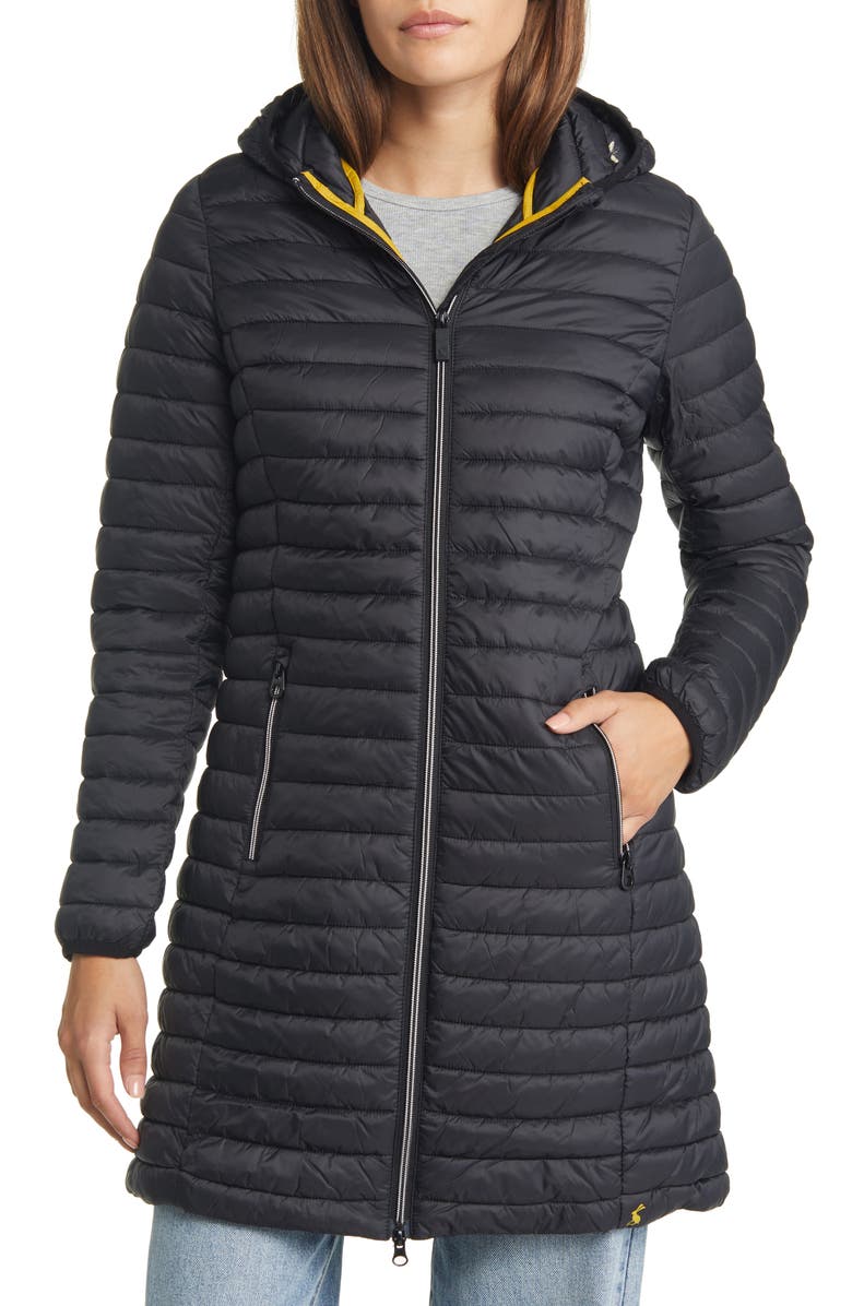 Joules Women's Snug Long Puffer Coat, Alternate, color, 