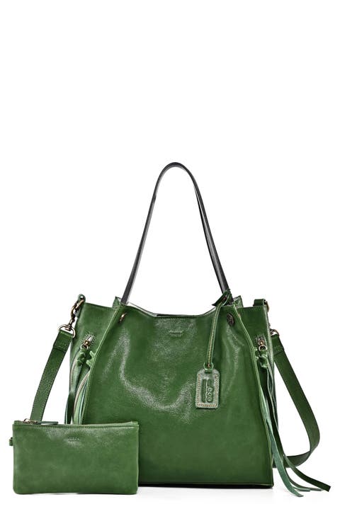 Daisy Leather Tote Bag