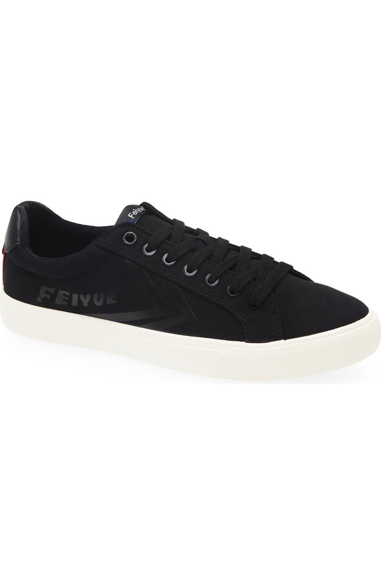 Feiyue. Kids' Fe Lo Lace-Up Sneaker, Main, color, Black/ Ivory