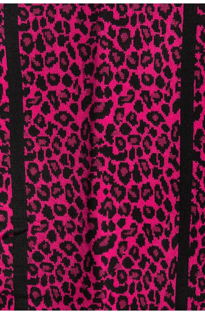 MICHAEL Michael Kors Sporty Leopard Print Muffler Scarf, Alternate, color,