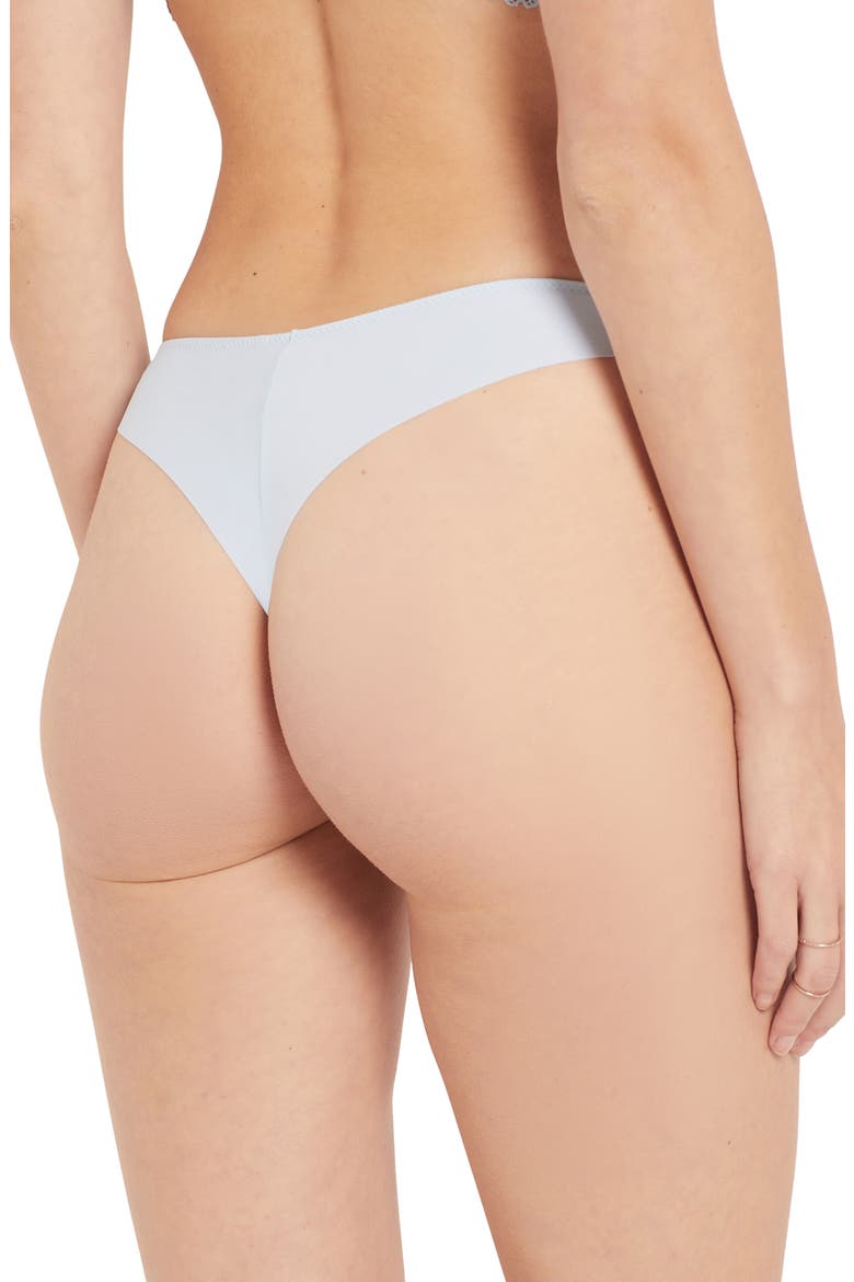 Cozy Lace Thong, Alternate, color, BLUE