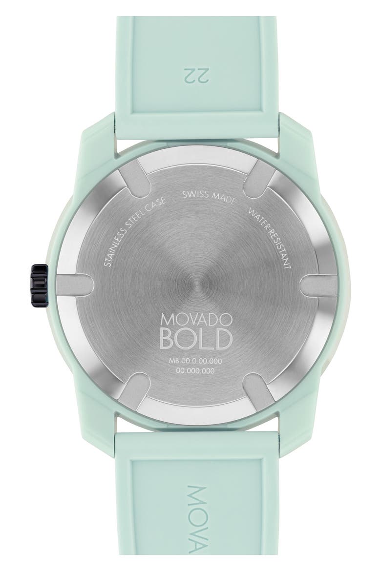 Bold TR90 Silicone Strap Watch, 42mm, Alternate, color, MINT