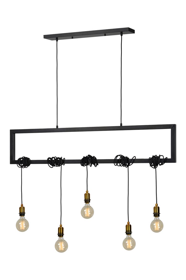Madeira Ceiling Fixture, Alternate, color, BLACK