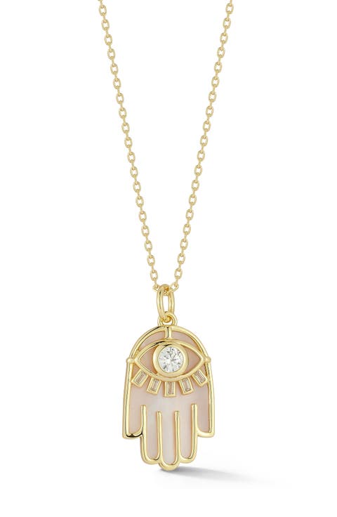 Hamsa Pendant Necklace