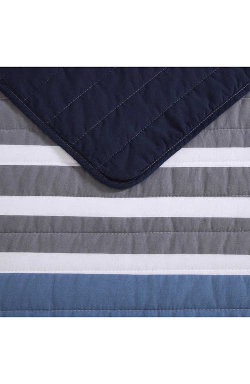 Nautica Bradford Quilt & Sham Set In Multi Navy