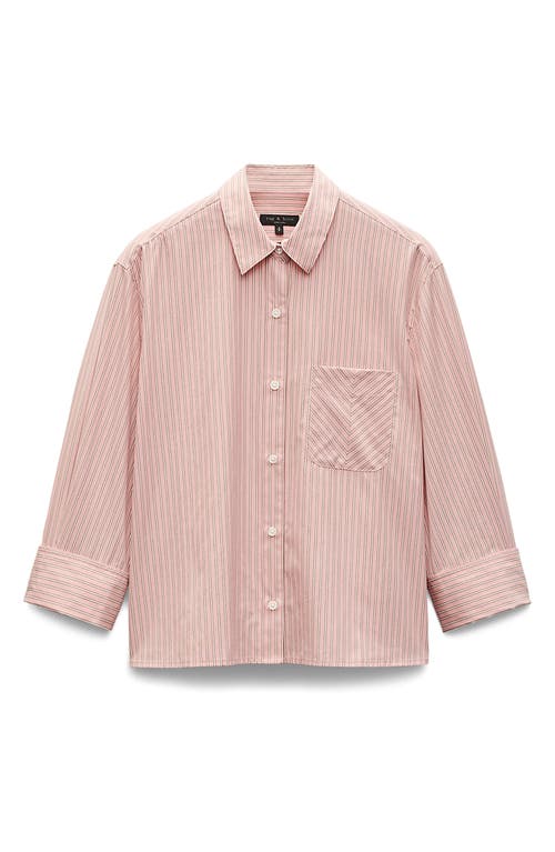 Rag & Bone Lucia Stripe Poplin Button-up Shirt