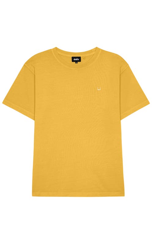 Dalix Mens Lil Smile Midweight Garment Dye Tee