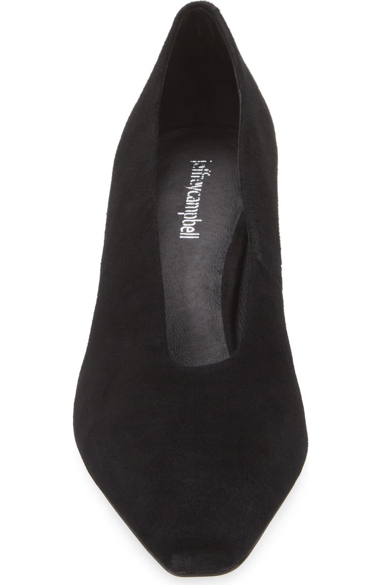 Jeffrey Campbell Hints-2 Suede Square Toe Pump, Alternate, color,