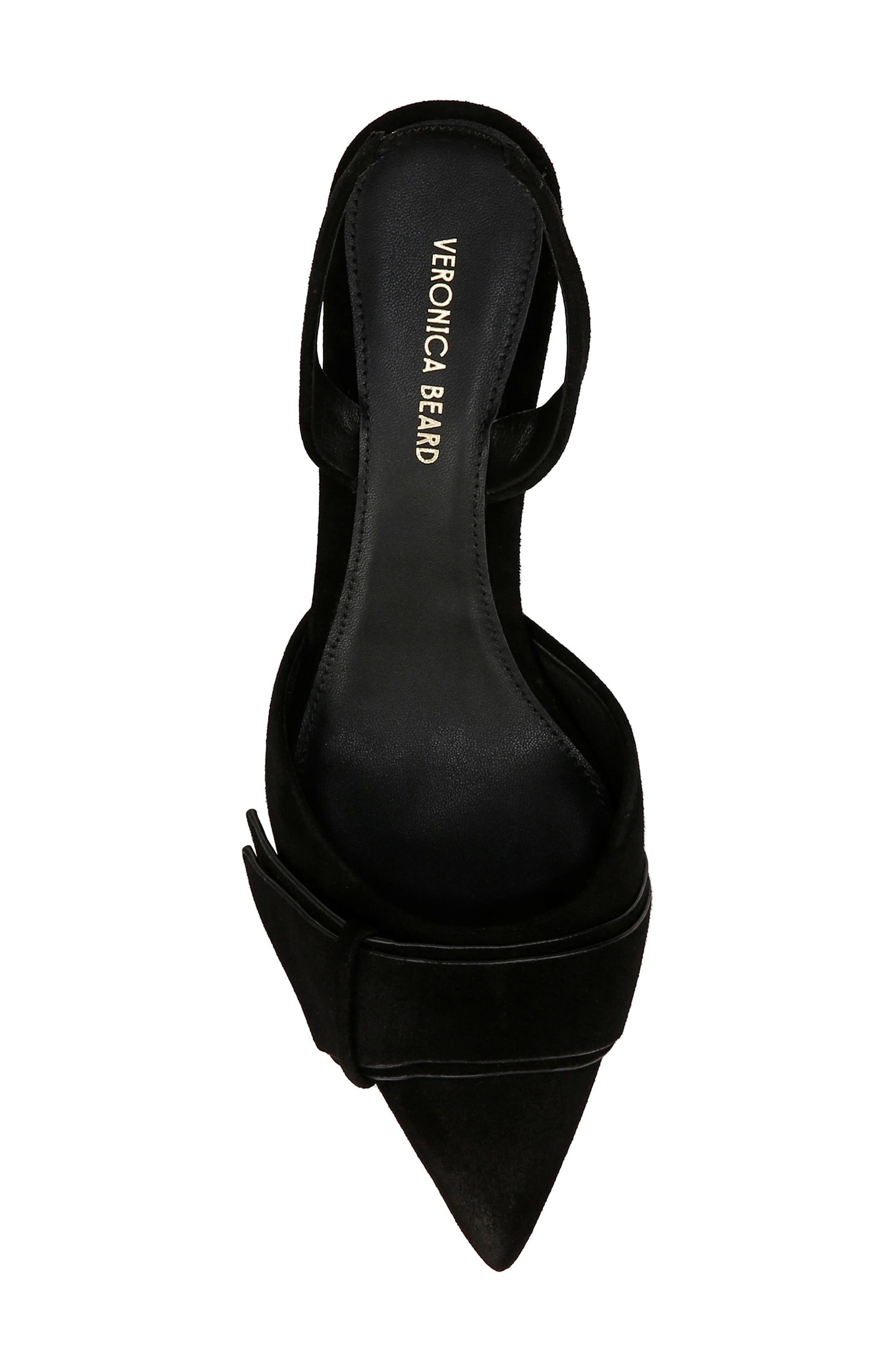 Veronica Beard Lisbeth Slingback Pointed Toe Pump, Alternate, color, Black