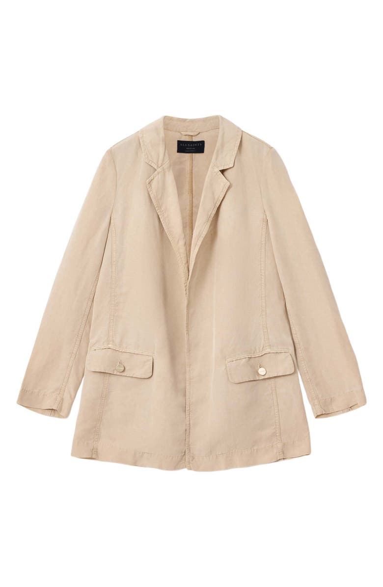 AllSaints Aleida Blazer, Alternate, color, Taupe Brown