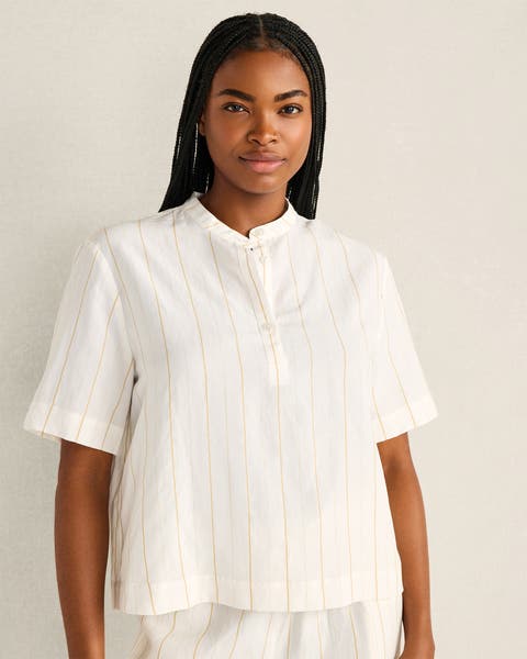 Silky Linen Blend Top