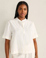 Haven Well Within Silky Linen Blend Top