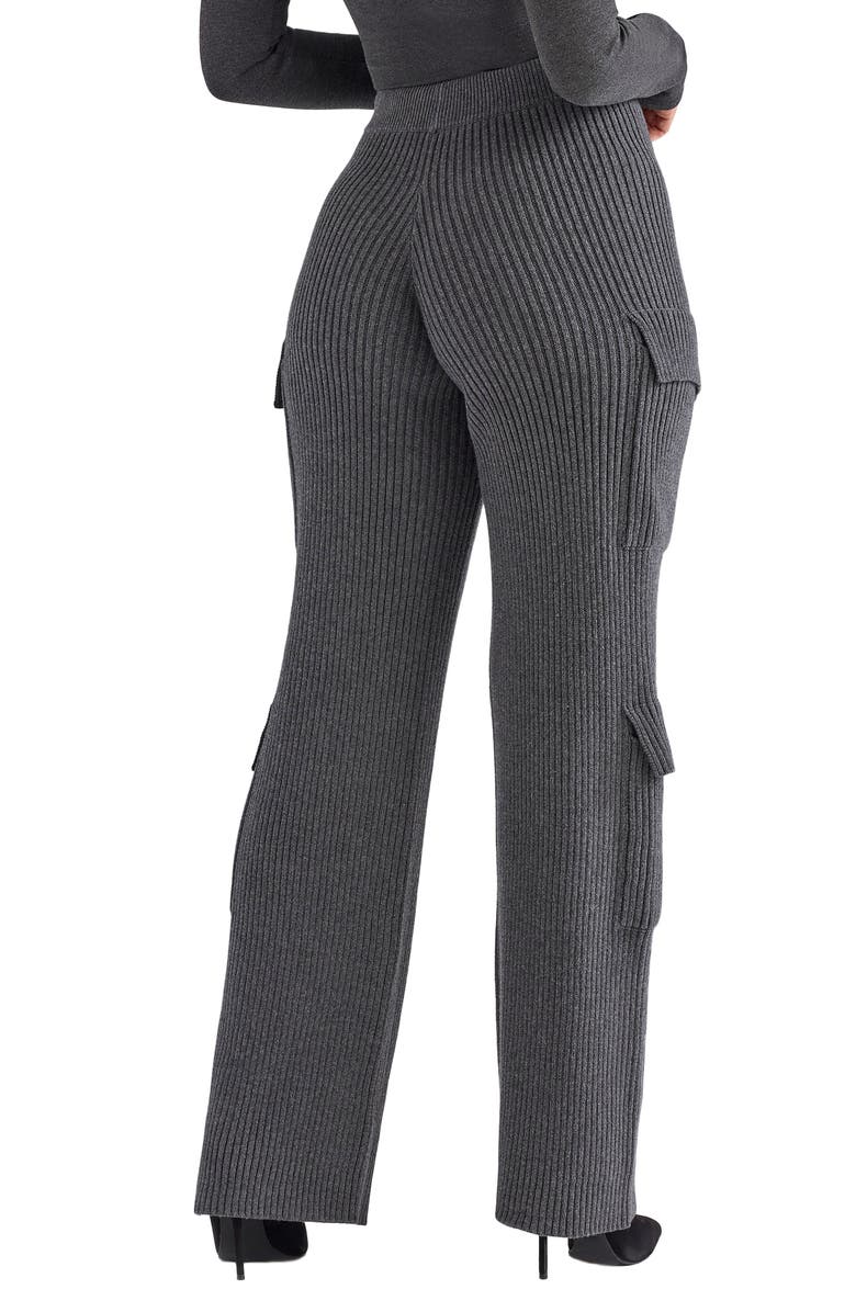 HOUSE OF CB Tea Cotton Rib Utility Pants, Alternate, color, 