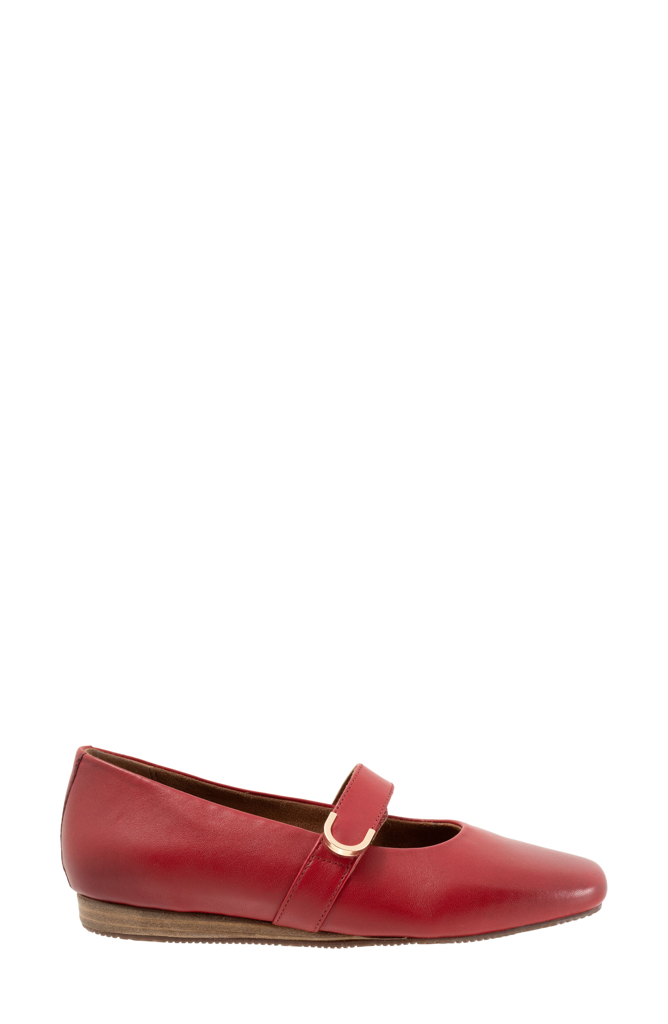 Valdivia Mary Jane Flat, Alternate, color, RED