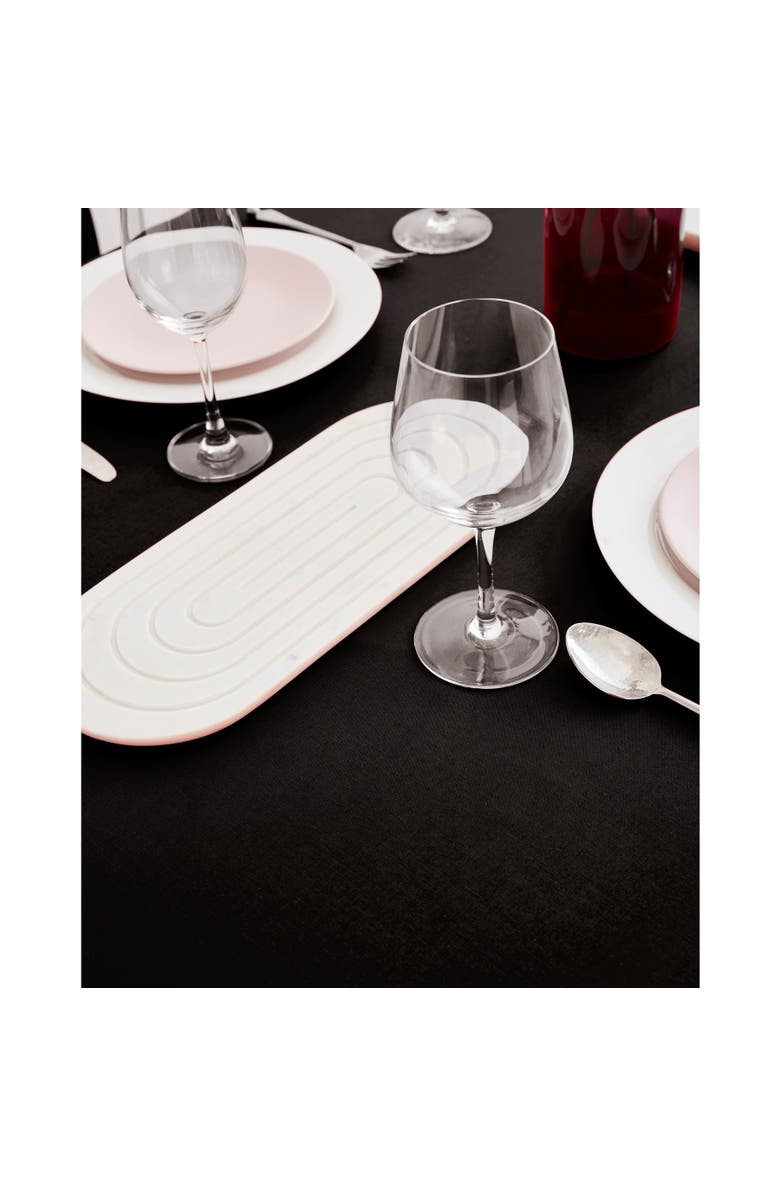 Solino Home Cotton Linen Tablecloth - Dru, Alternate, color, Black