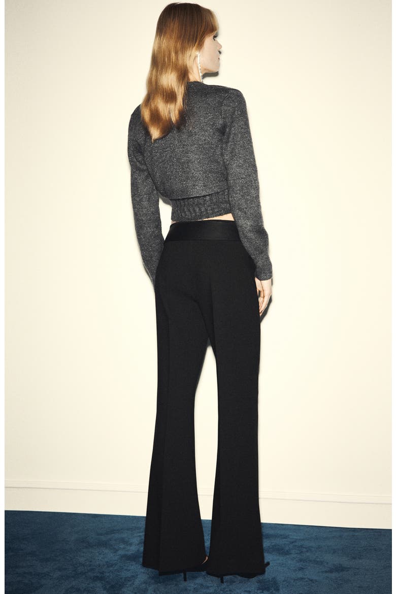 Sauvi Belt Detail Pants, Alternate, color, BLACK
