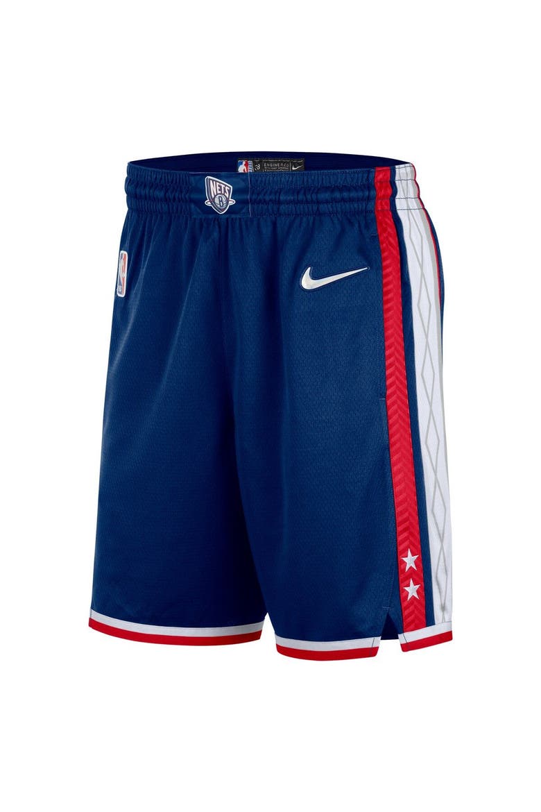 Men's Nike Navy Brooklyn Nets 2021/22 City Edition Swingman Shorts, Alternate, color, Navy